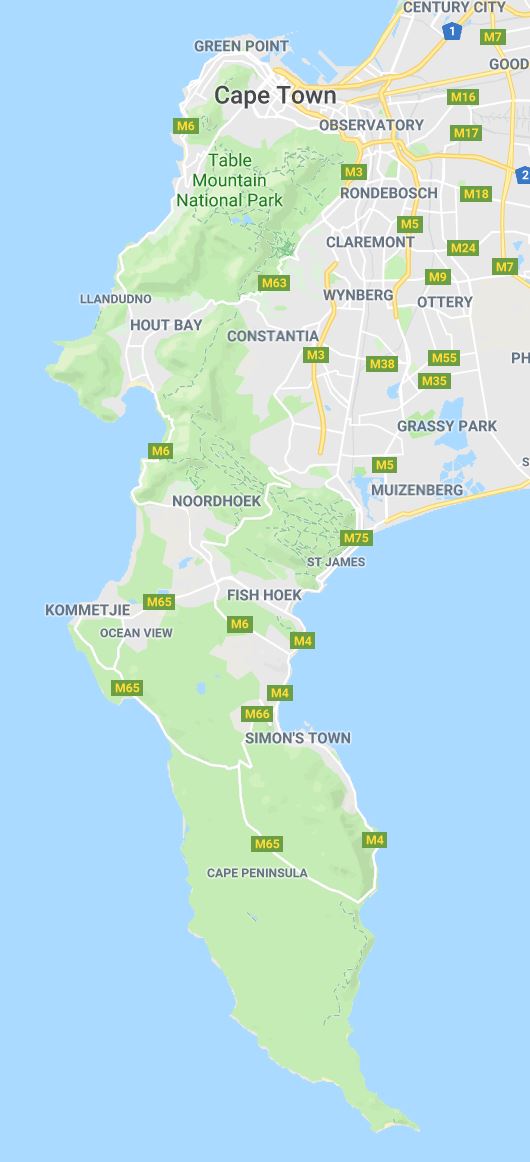 Cape of Good Hope map